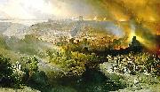 David Roberts The Siege and Destruction of Jerusalem France oil painting artist